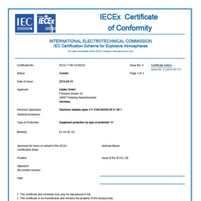 Electronic ballast for flourescent lamps EVG Download Linear VI IEC Luxtronic