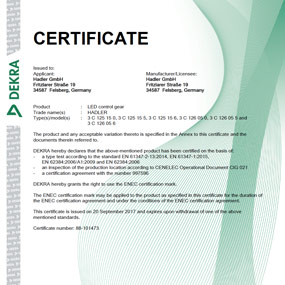 Luxtronic LED-Treiber Download Kompakt III Certificate