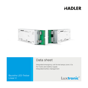 Luxtronic LED-Treiber Download Linear V NLE Data Sheet